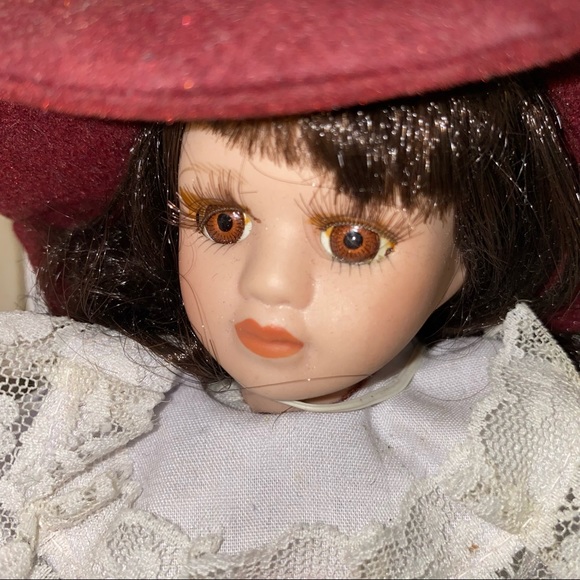 Genuine Hand Painted Porcelain Doll - Picture 4 of 4